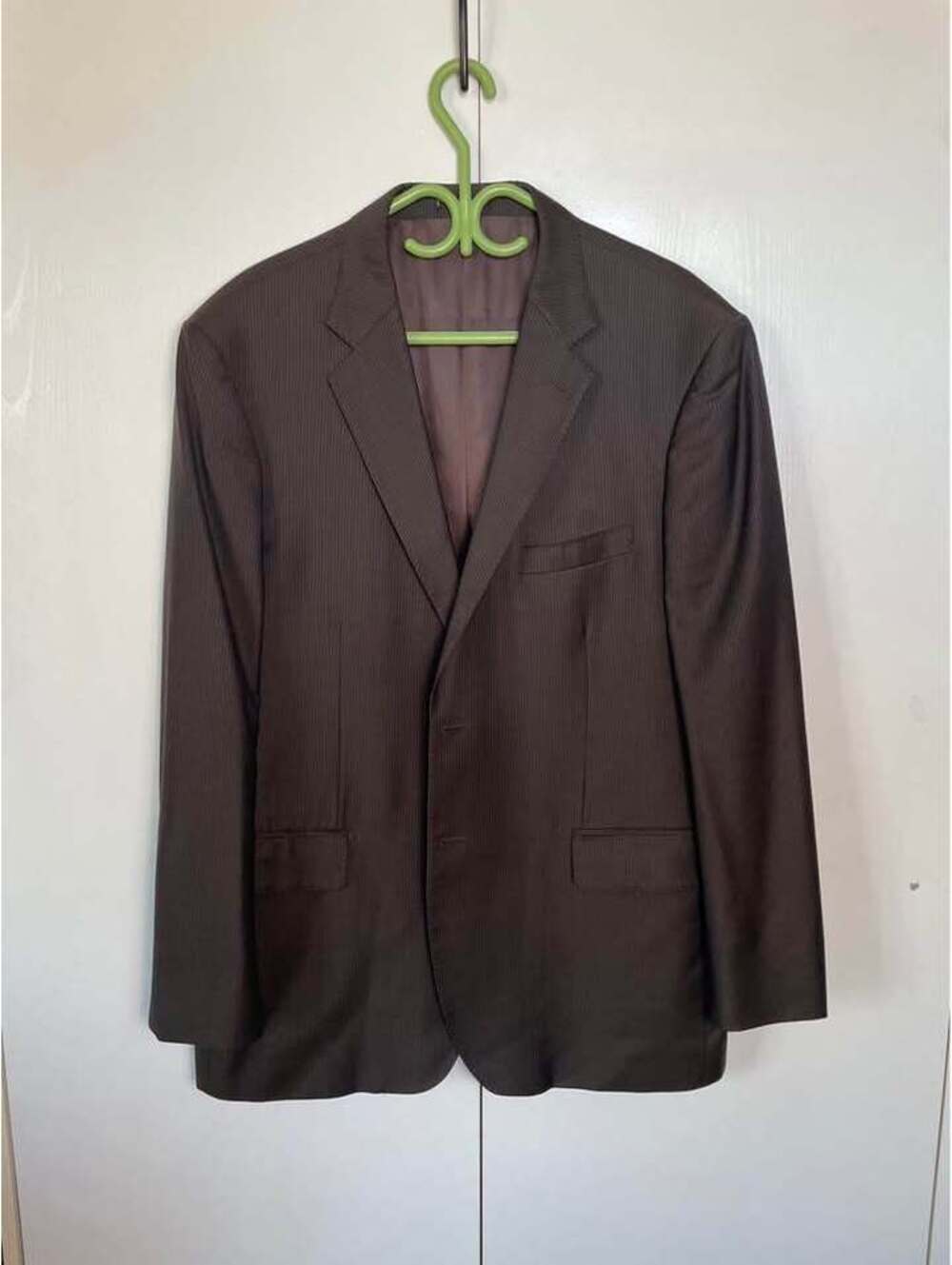 Zegna Men’s Designer Blazer Bundle - Linen Silk & Trofeo Wool Jackets (Size 46R)